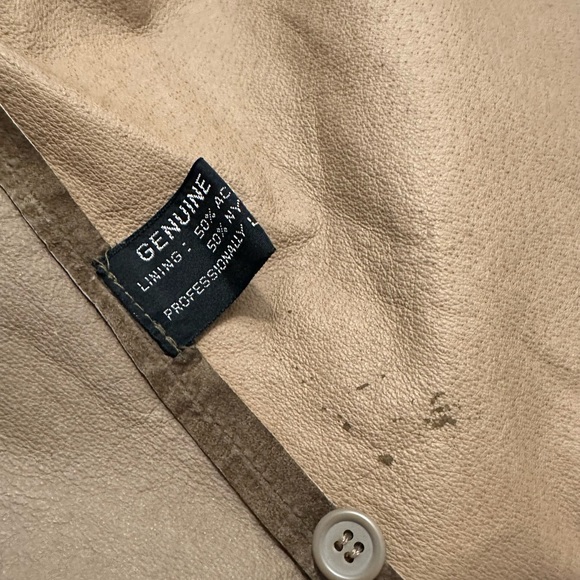 Vintage Georgetown Leather Design Suede Shirt/Jacket - Size M - Picture 6 of 13
